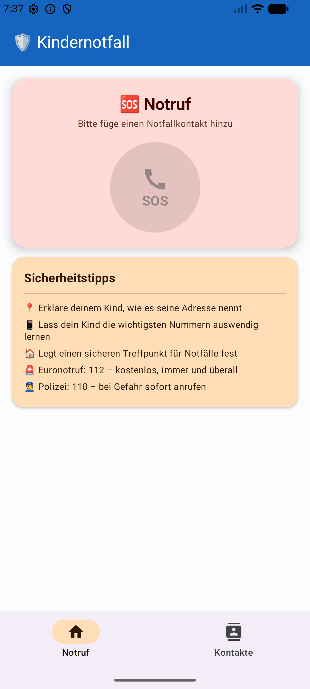 KidSafety Screenshot 1